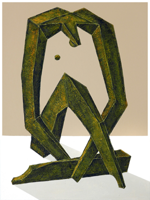FS12 Adam Bakalarz akryl na płótnie, 60 x 80 cm, 2019 rok